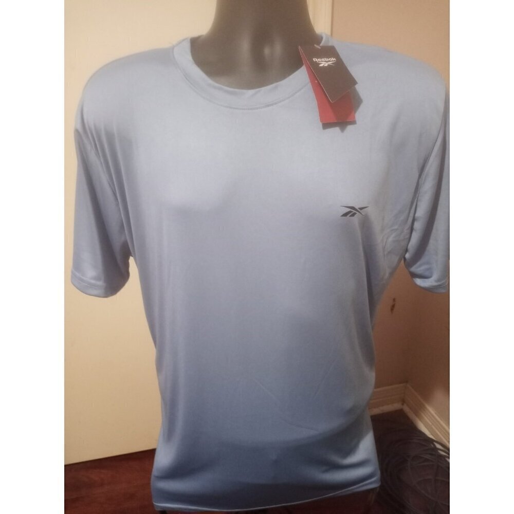 New Reebok XL Athletic Training Short Sleeve Tech Tee Crew Neck Men's T-Shirt